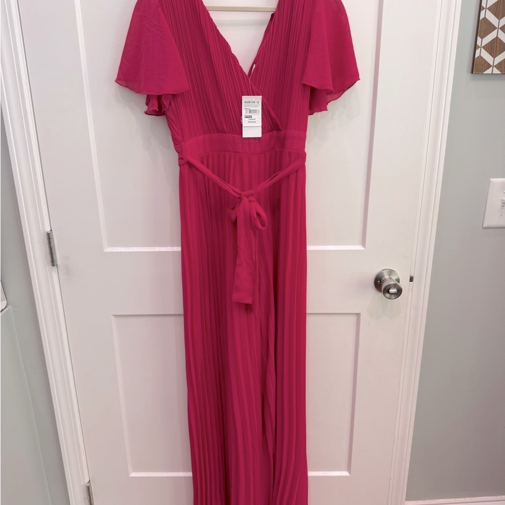 Elegant Magenta Jumpsuit